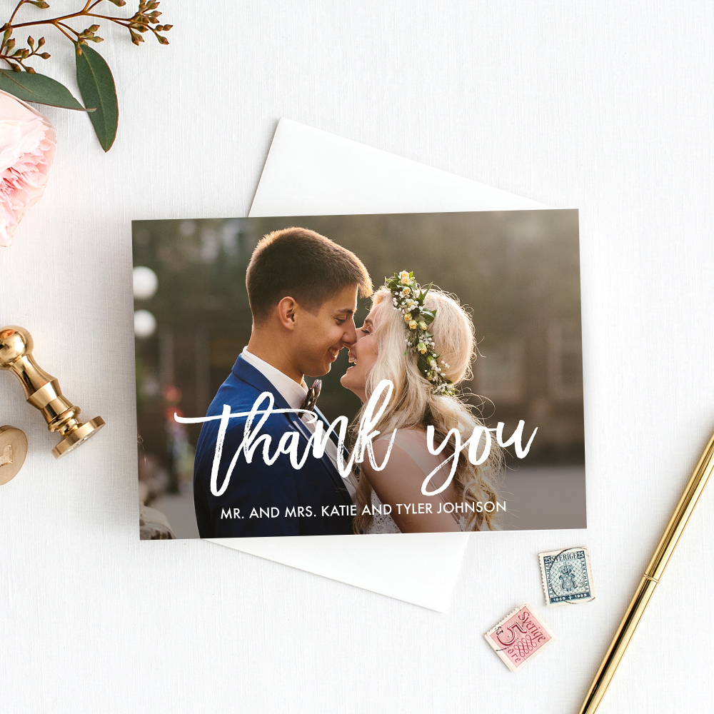 Wedding Thank You Card Template Free Download from www.berryberrysweet.com